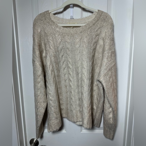 Farmers Market Sweaters - Elegant Beige Cable Knit Sweater